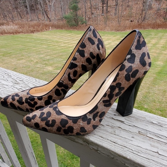 Cole Haan Shoes - Cole Haan Nike Air Leopard Fur Pumps